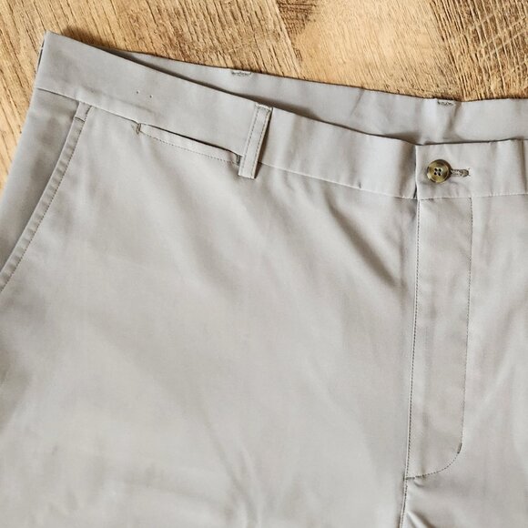 Roundtree & Yorke Mens Performance Flat Front Golf Shorts Size 40 - Picture 2 of 11